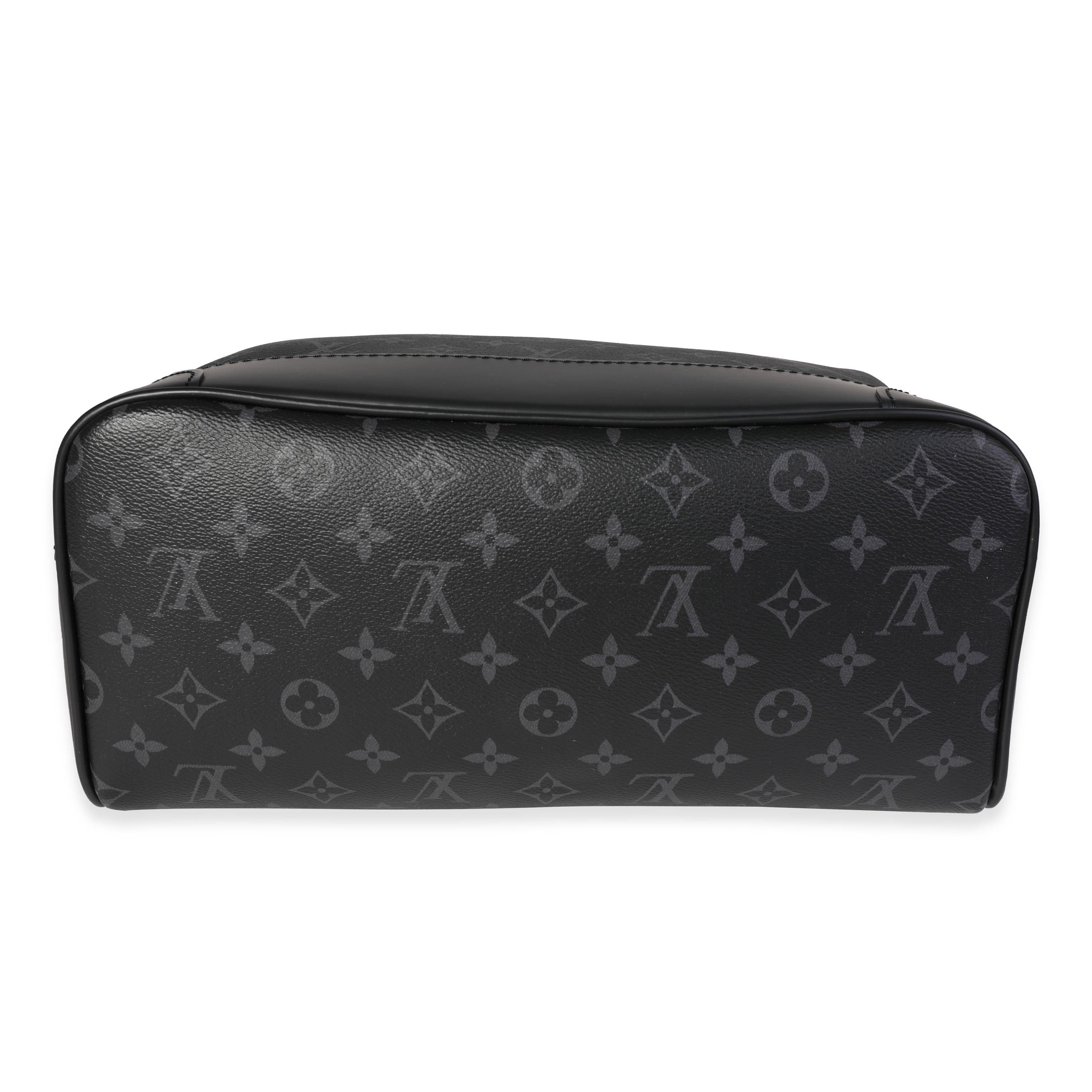 Black Louis Vuitton Monogram Eclipse Steamer Backpack