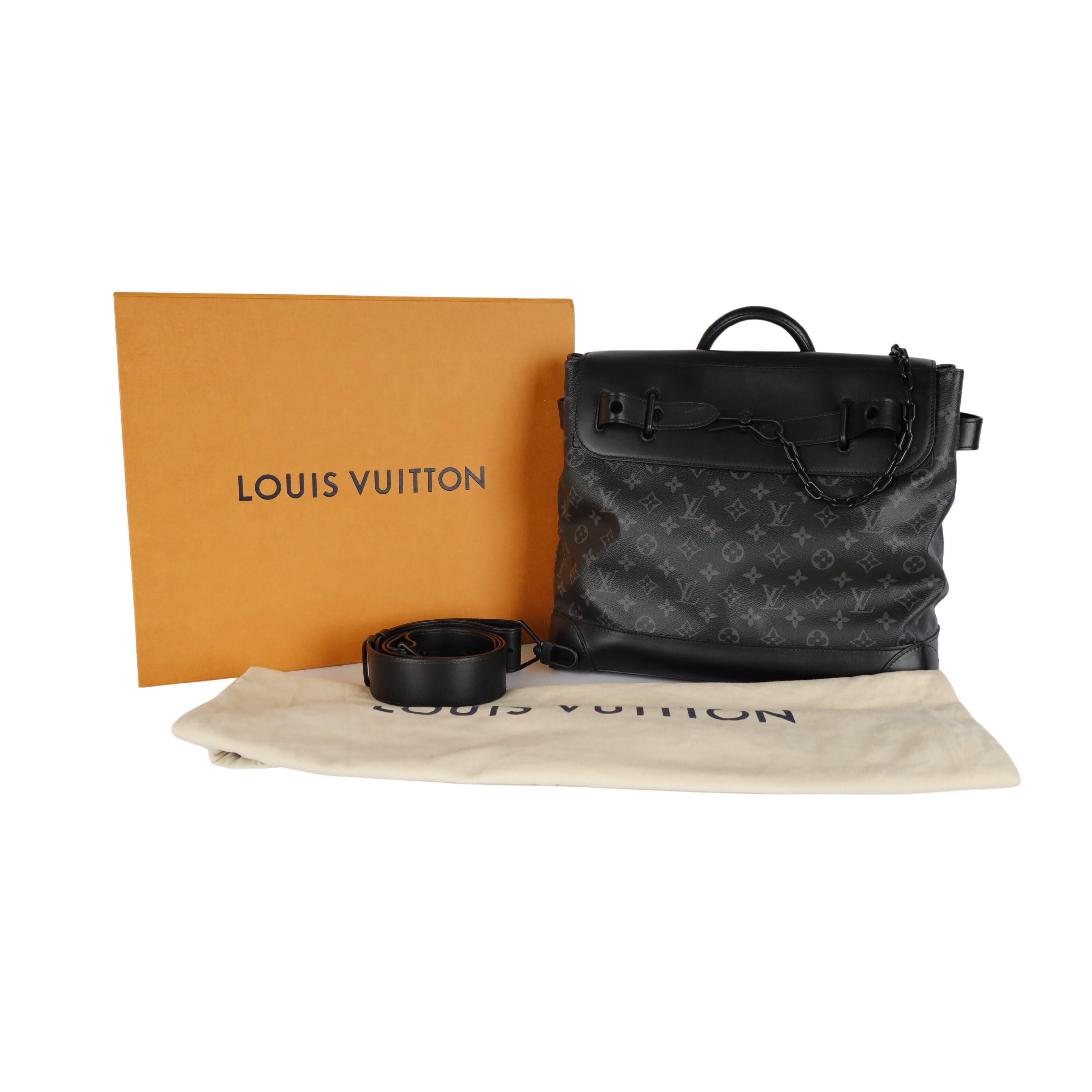 Women's or Men's  Louis Vuitton Monogram Eclipse Steamer For Sale