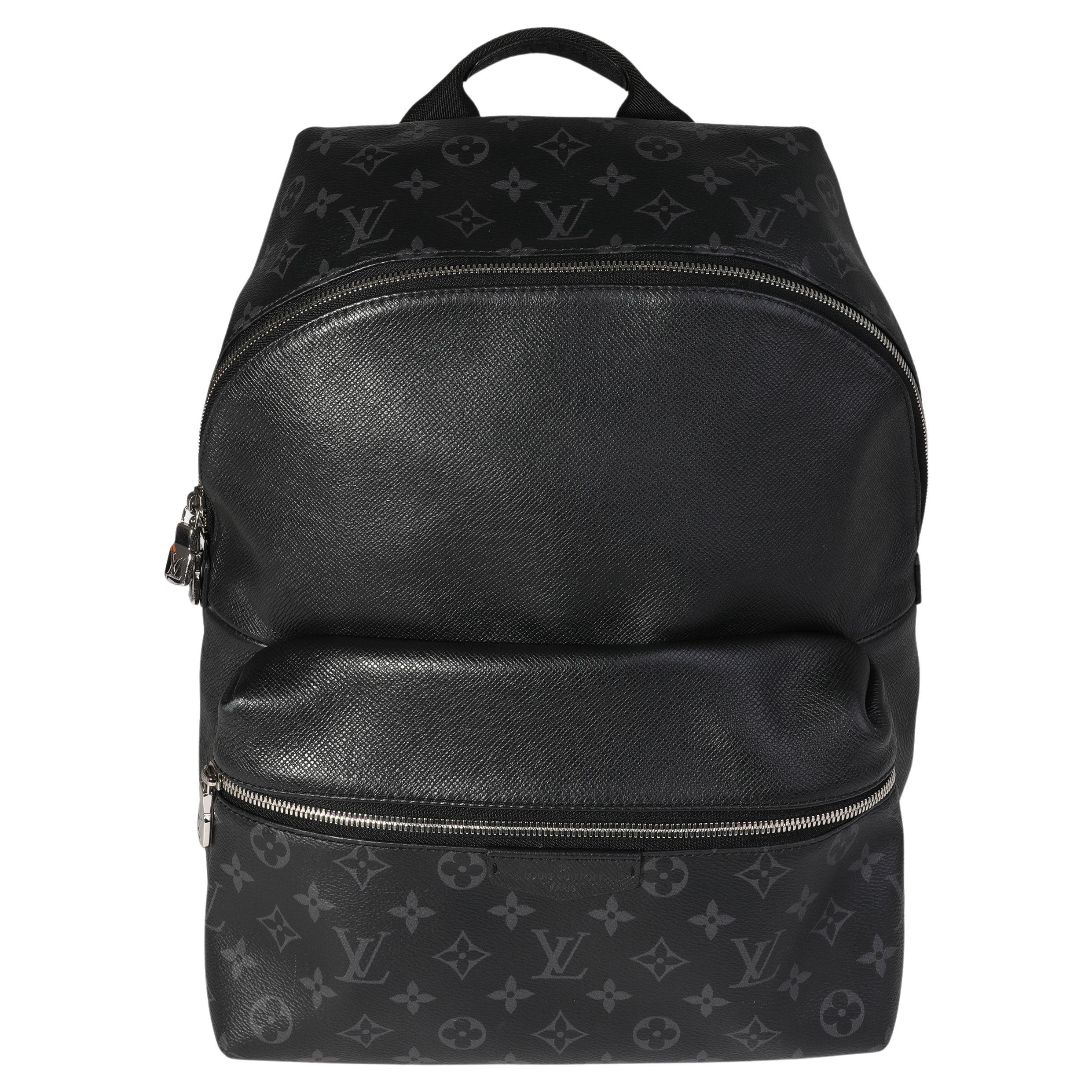 Louis Vuitton Monogram Eclipse and Taiga Discovery Backpack For Sale at  1stDibs
