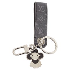 Used Louis Vuitton Monogram Eclipse Vivienne Key Holder
