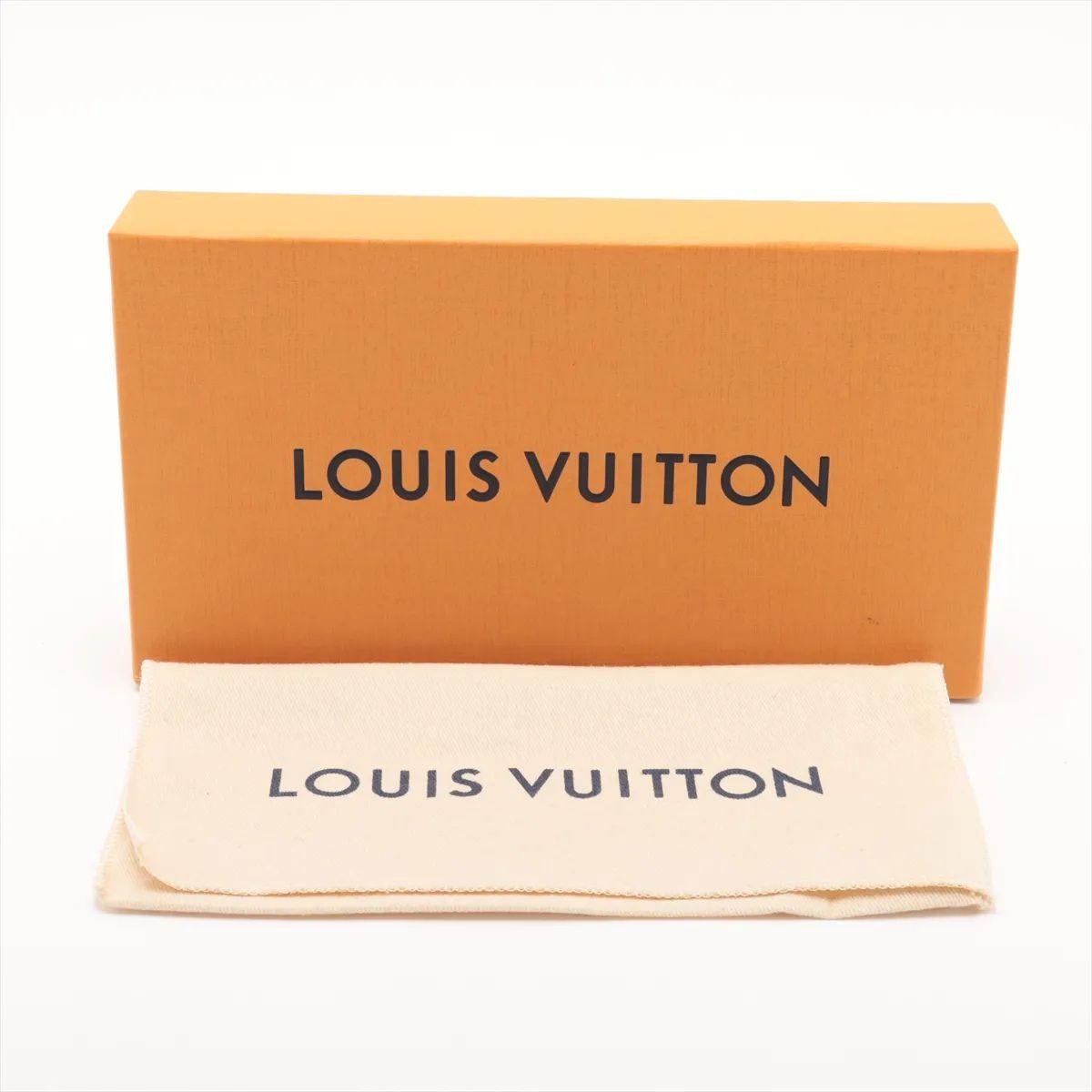 Louis Vuitton Monogram Eclipse Zippy Horizontale Geldbörse im Angebot 8
