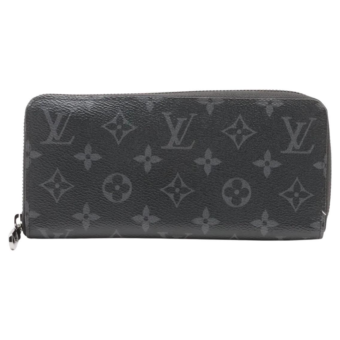 Louis Vuitton Monogram Eclipse Zippy Horizontale Geldbörse im Angebot