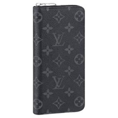 LOUIS VUITTON MONOGRAM ECLIPSE FRAGMENT BRAZZA WALLET