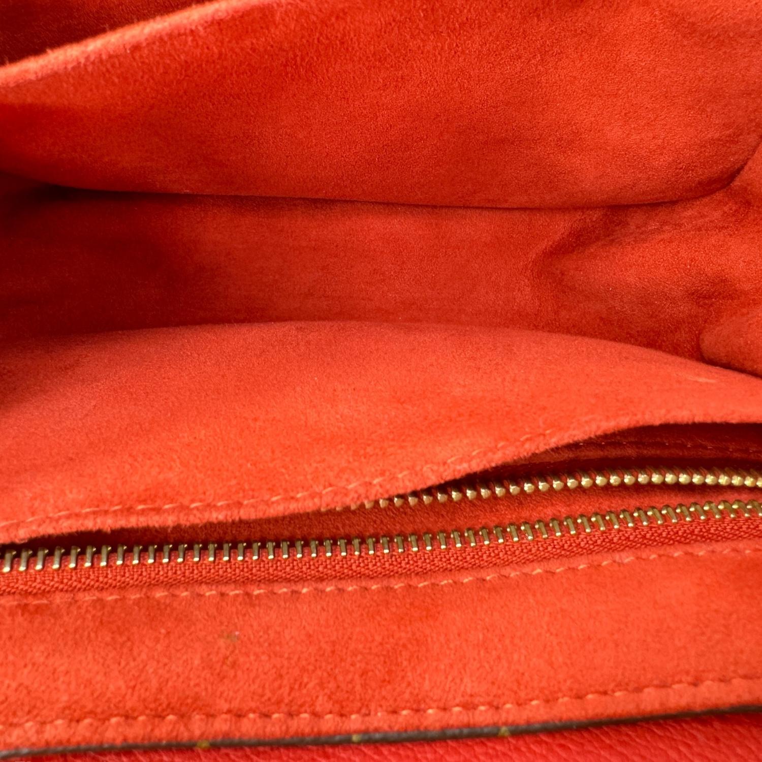 Louis Vuitton Monogram Eden MM Rouge Crossbody Bag For Sale 4