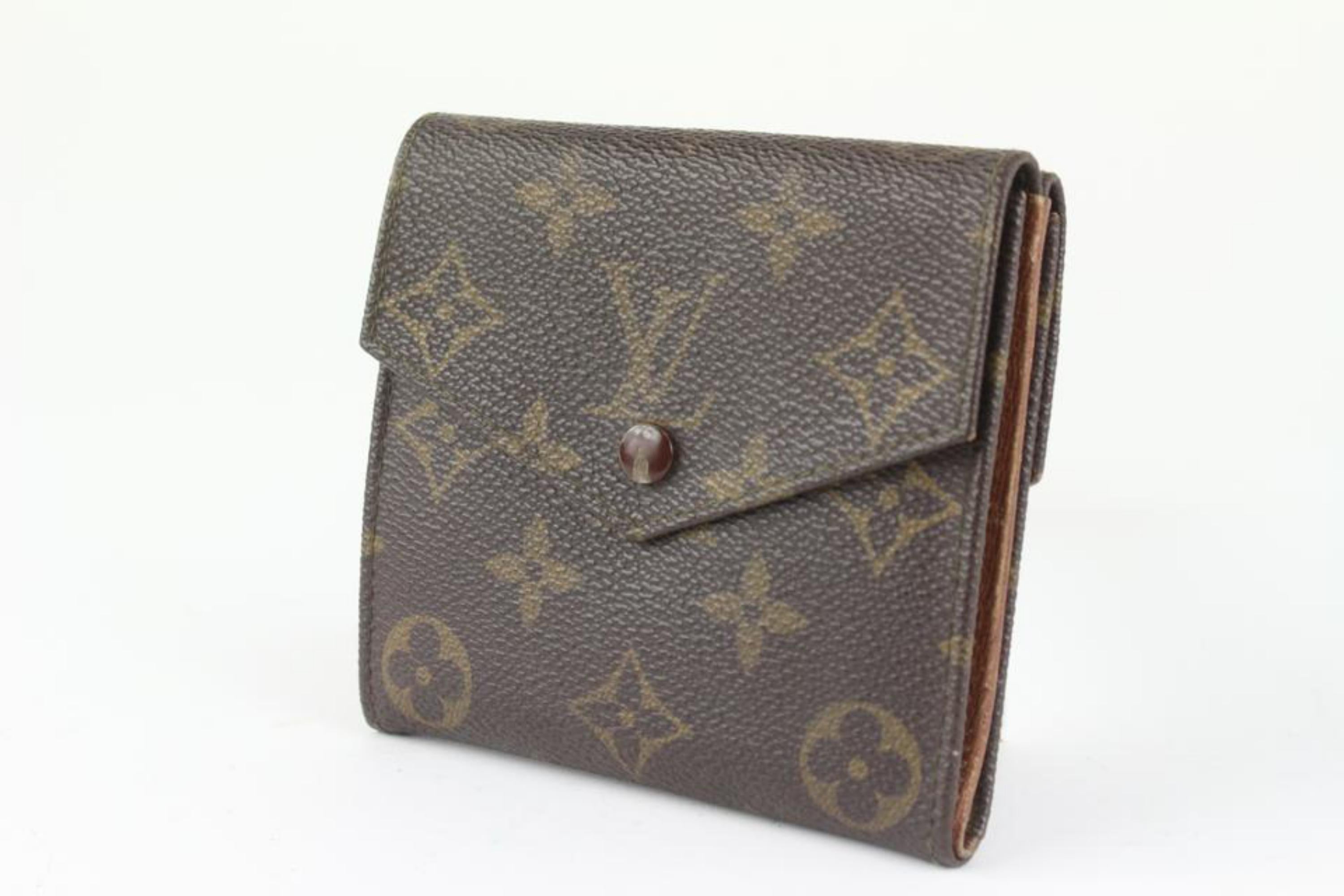 Louis Vuitton Monogram Elise Compact Wallet 1217lv21
Date Code/Serial Number: 8907 AN
Made In: France
Measurements: Length:  4.2