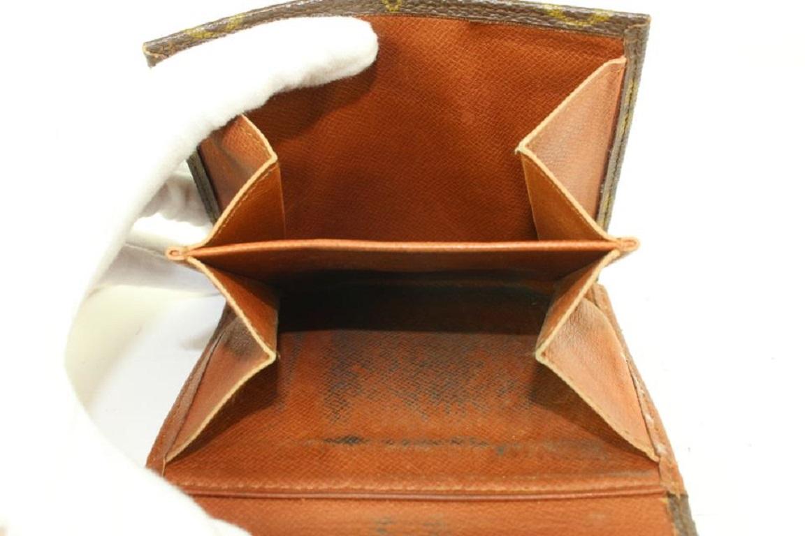 Louis Vuitton Monogram Elise Compact Wallet 191lvs712 In Fair Condition In Dix hills, NY