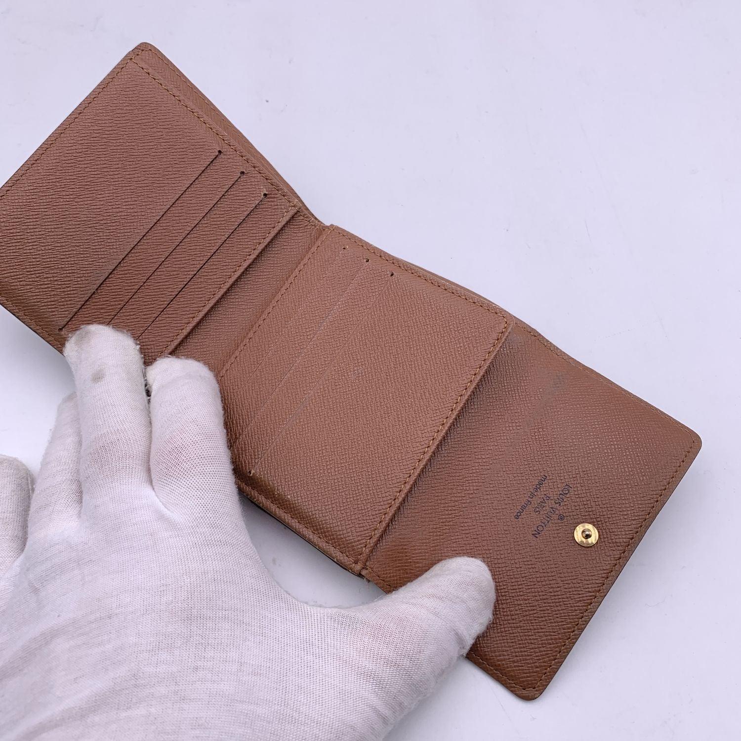 Louis Vuitton Monogramm Elise Quadratische kompakte Brieftasche M61654 mit Monogramm im Zustand „Gut“ im Angebot in Rome, Rome
