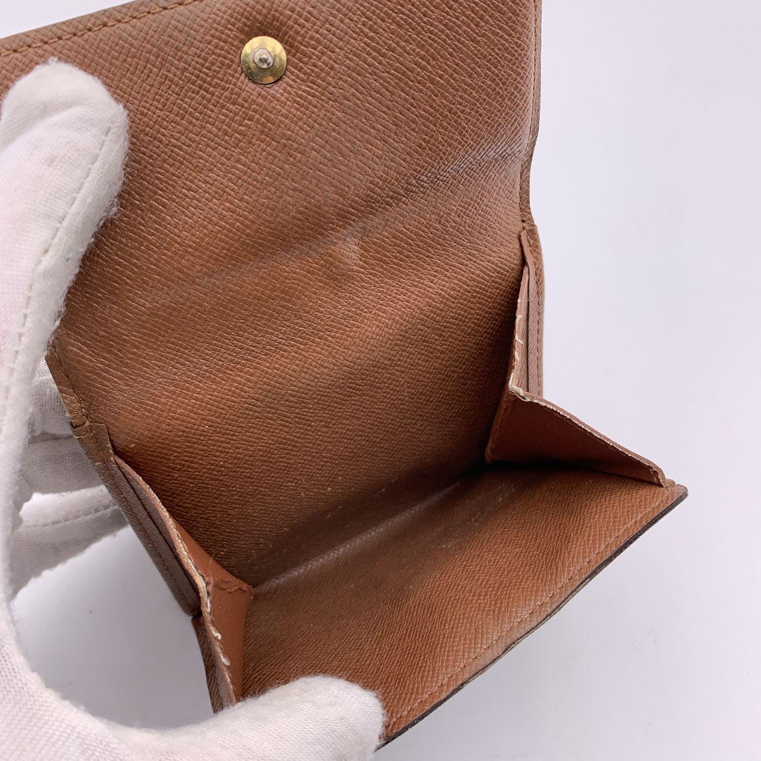 Louis Vuitton Monogramm Elise Quadratische kompakte Brieftasche M61654 mit Monogramm im Angebot 2