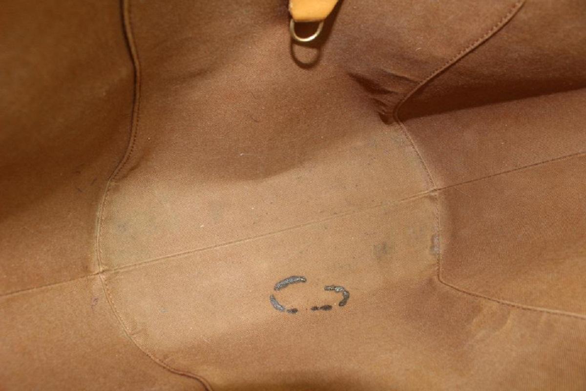 Louis Vuitton Monogram Ellipse GM Shopper Tote Bag 106lv8 In Good Condition In Dix hills, NY