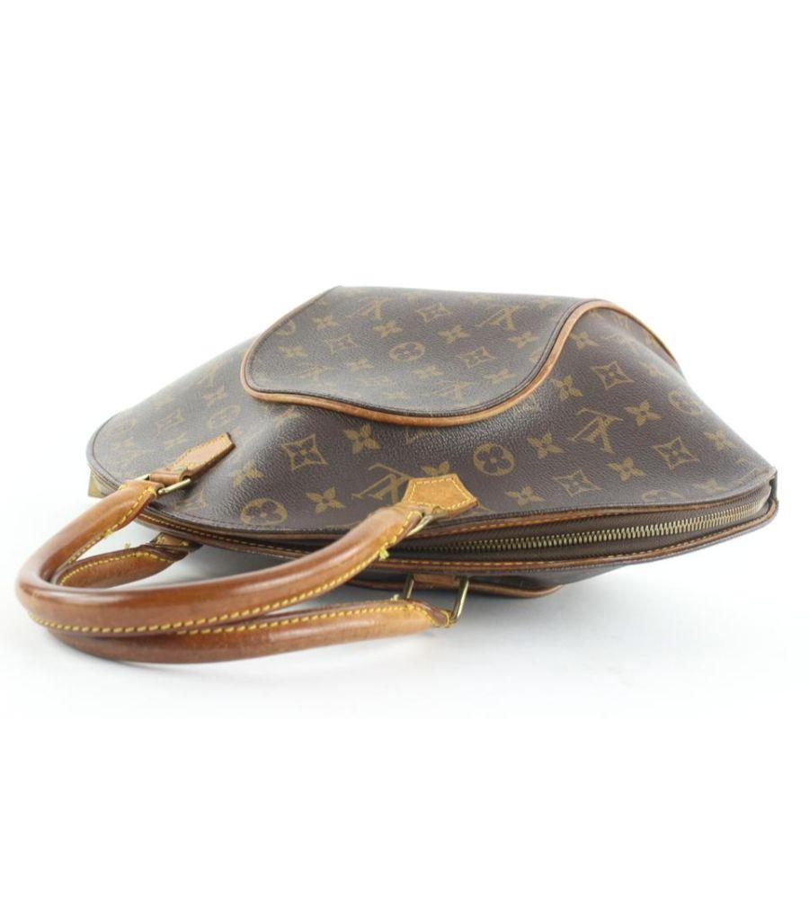 Gray Louis Vuitton  Monogram Ellipse MM Bowler Bag Clam Seashell Octagon 551lvs310