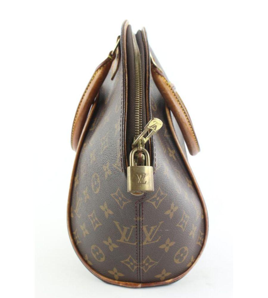 Women's Louis Vuitton  Monogram Ellipse MM Bowler Bag Clam Seashell Octagon 551lvs310