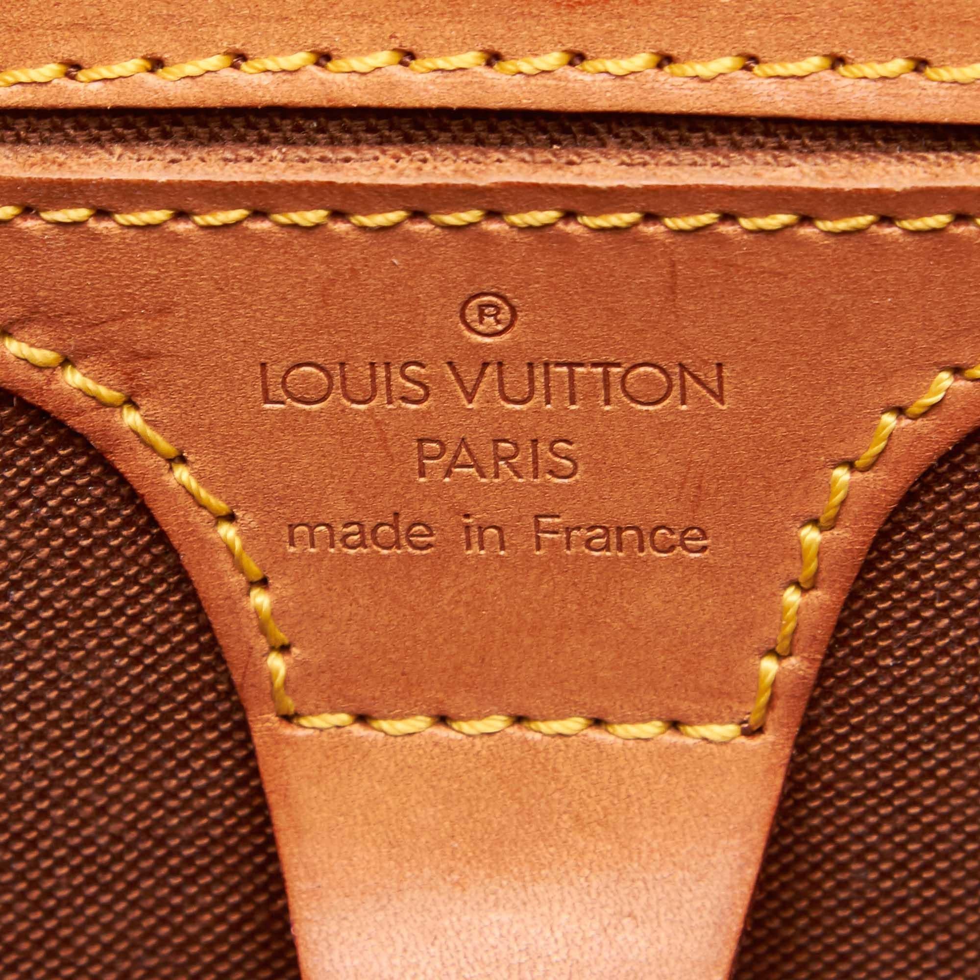 Brown Louis Vuitton Monogram Ellipse MM Bowling Bag