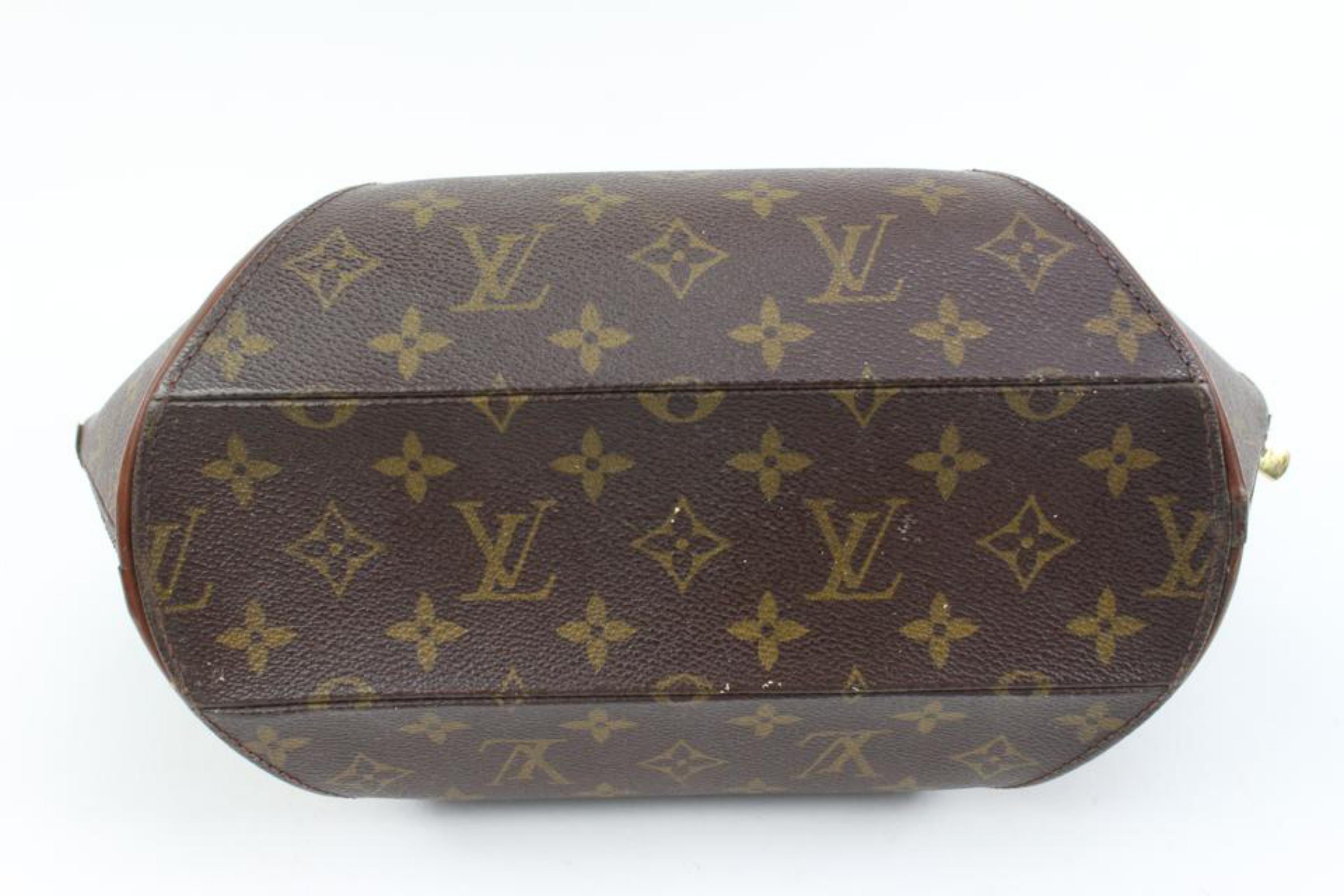 Louis Vuitton Monogram Ellipse MM Seashell Bowler Bag 94lk328s in vendita 6