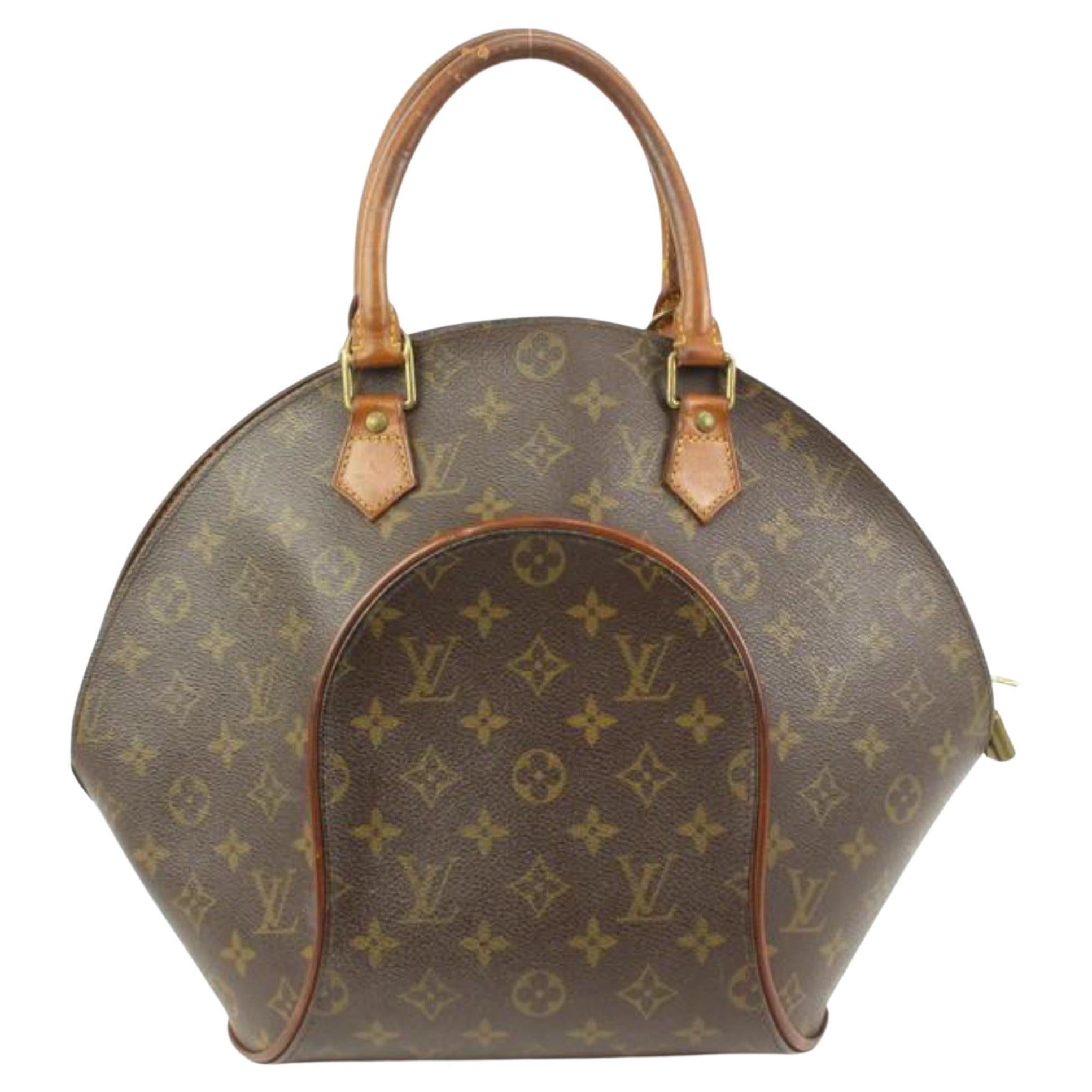Louis Vuitton Monogram Ellipse MM Seashell Bowler Bag 94lk328s For Sale