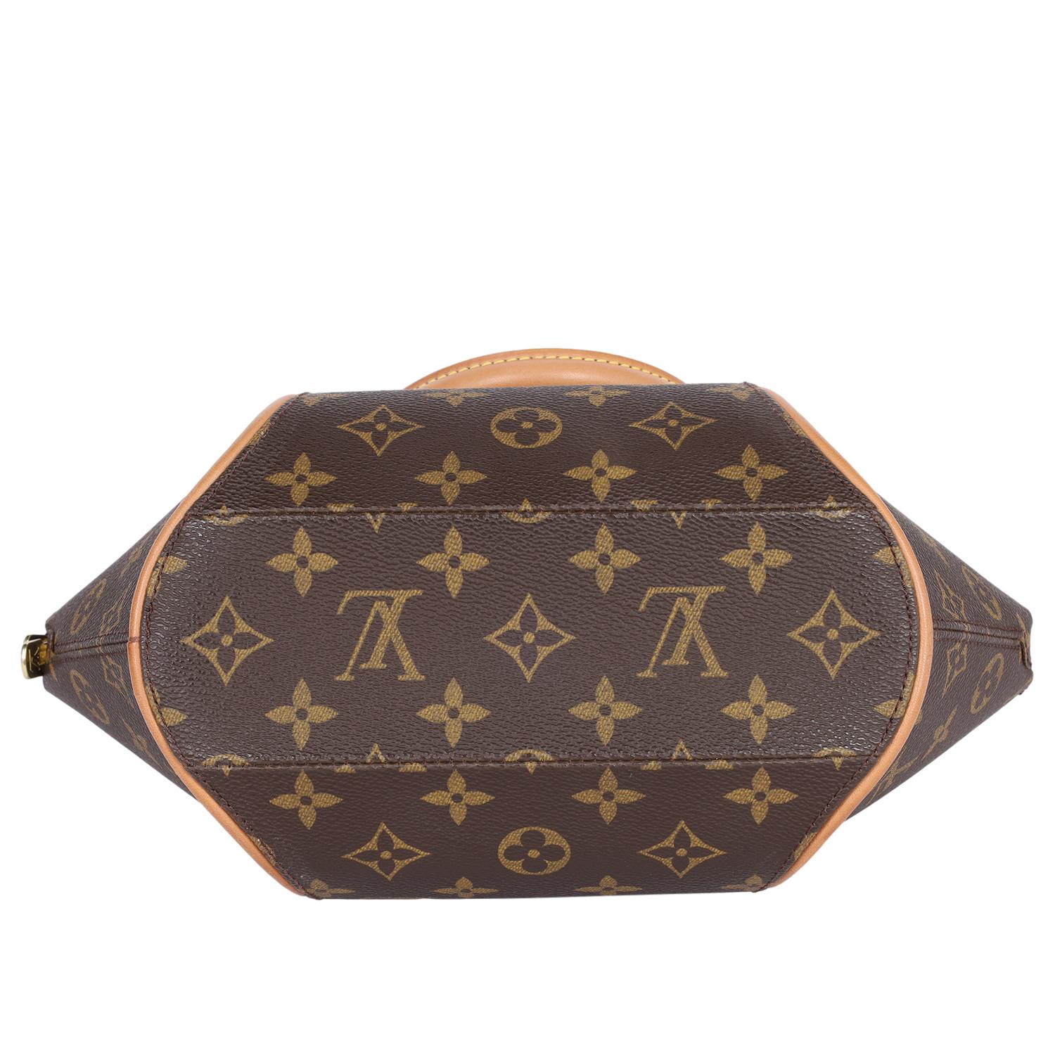 LOUIS VUITTON Borsa Monogram Ellipse PM Marrone in vendita 7