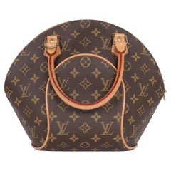 LOUIS VUITTON Monogram Ellipse PM Handbag Brown
