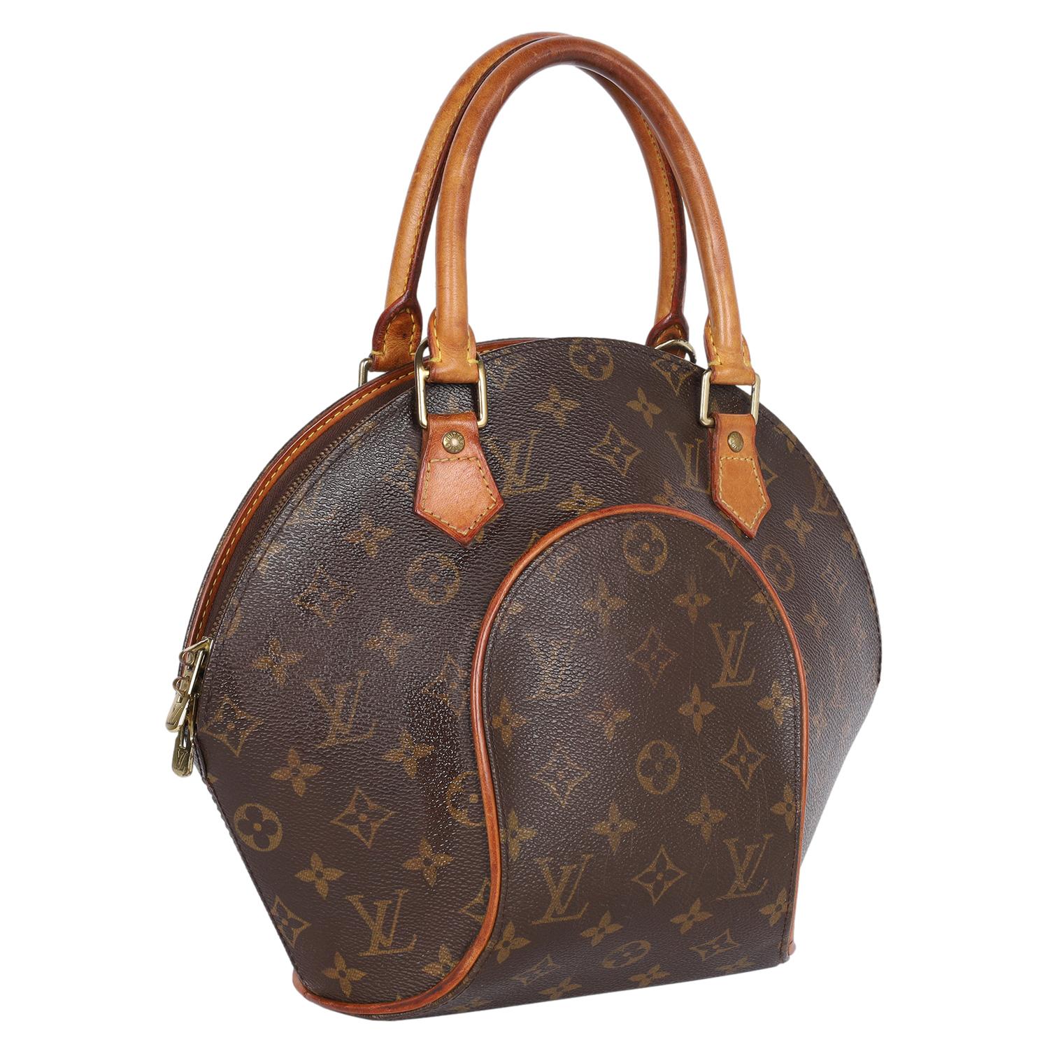 Marron LOUIS VUITTON Sac à main Monogram Ellipse PM en vente