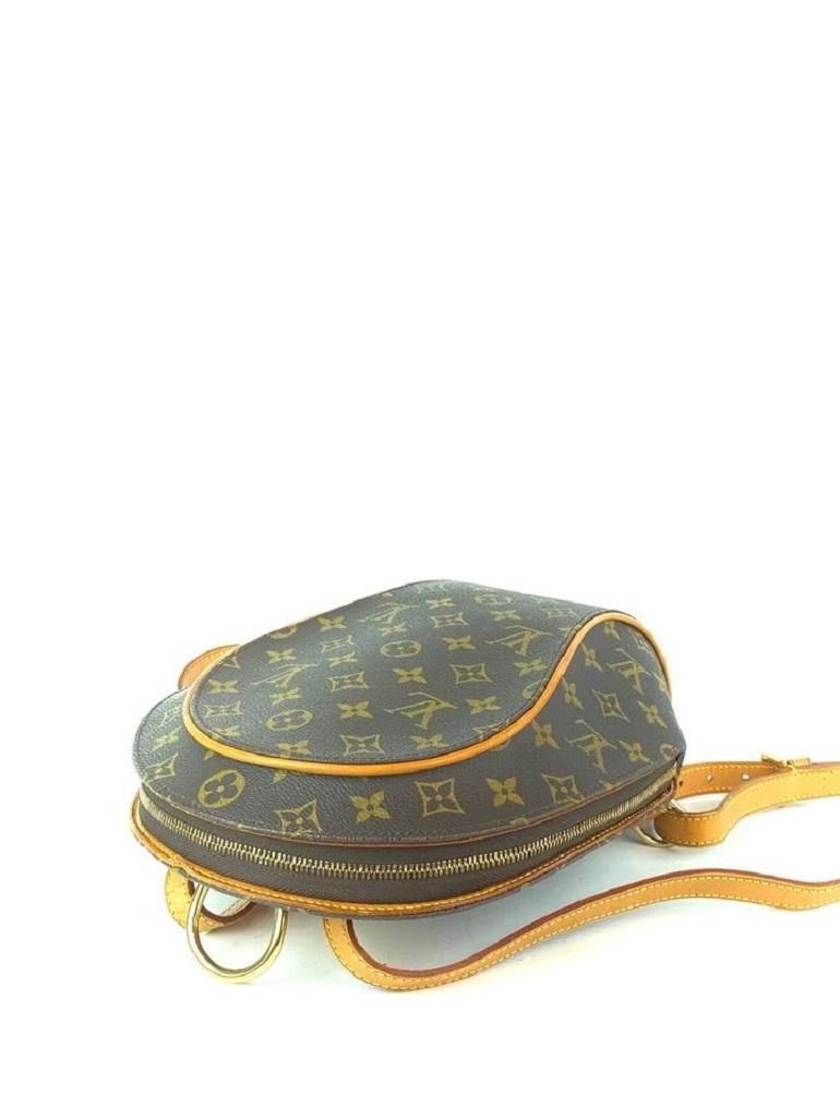 Brown Louis Vuitton Monogram Ellipse Sac a Dos Backpack Bookbag 1LVA93 For Sale