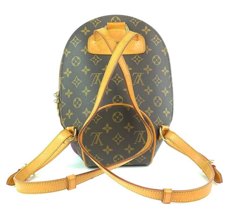 Louis Vuitton Monogram Ellipse Sac a Dos Backpack Bookbag 1LVA93 In Good Condition For Sale In Dix hills, NY