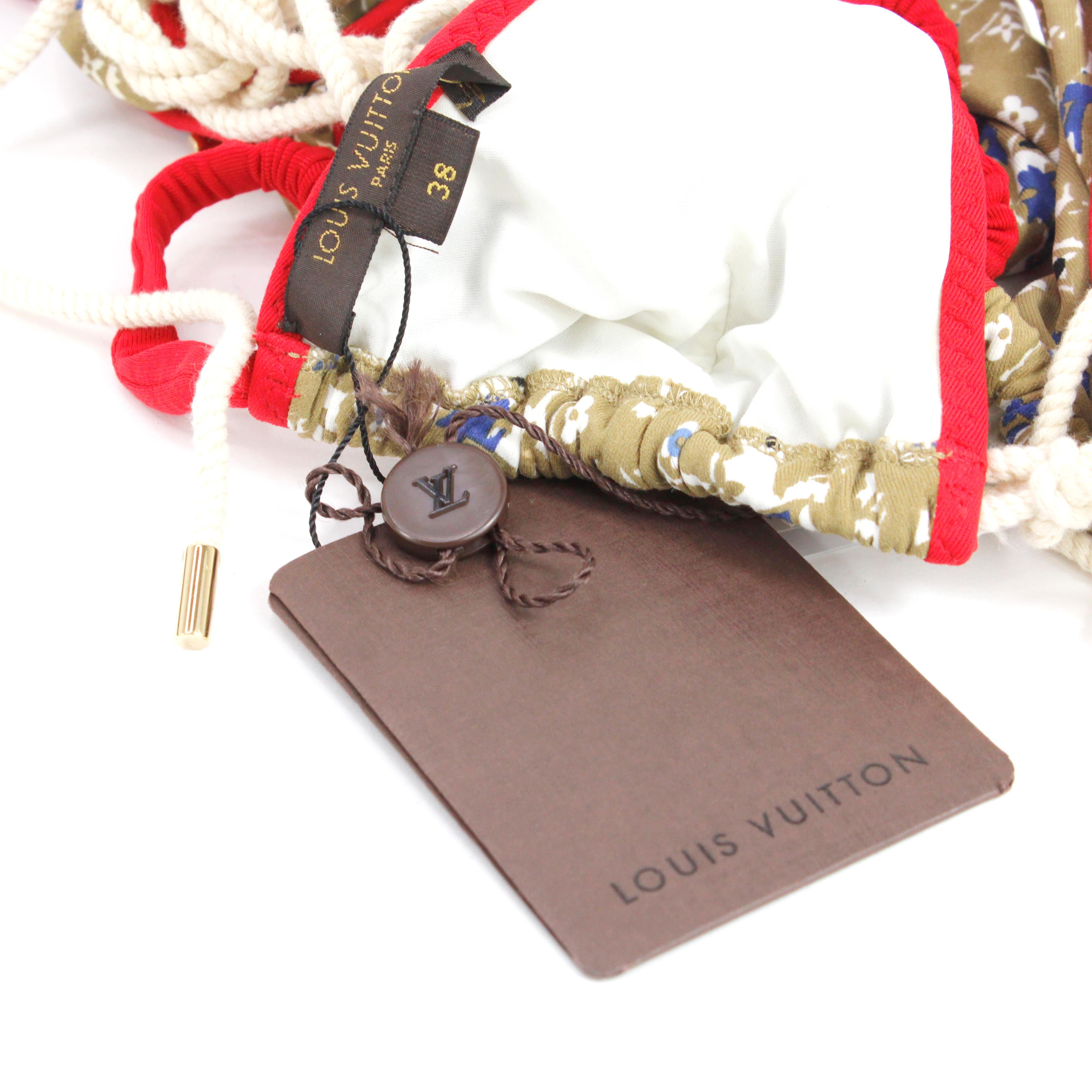 Louis Vuitton Monogram Embellished Bikini For Sale 3