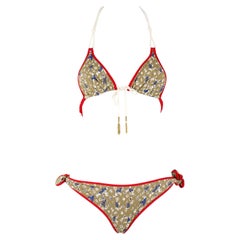 Louis Vuitton Bikini mit Monogramm-Verzierung