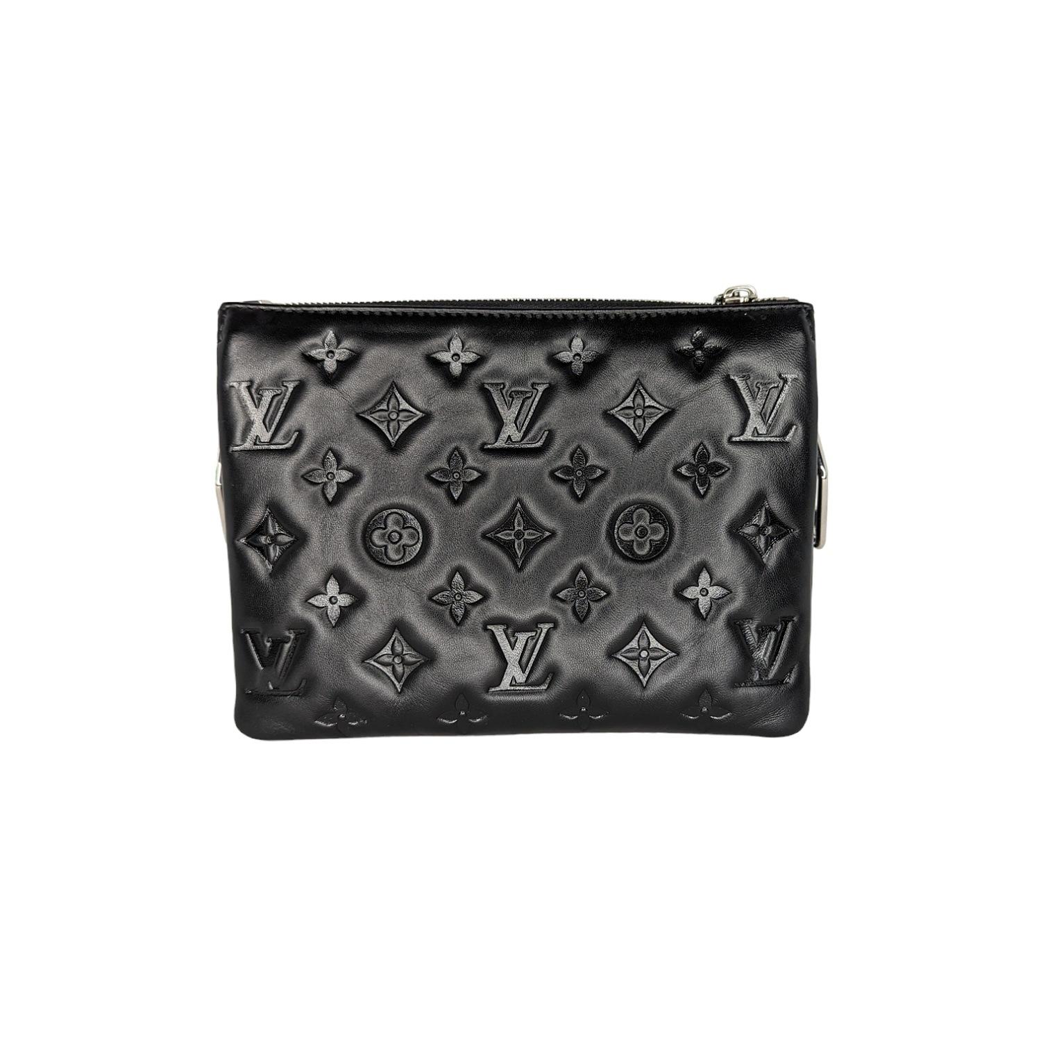 Women's Louis Vuitton Monogram Embossed Crystal Embellished Coussin BB Bag