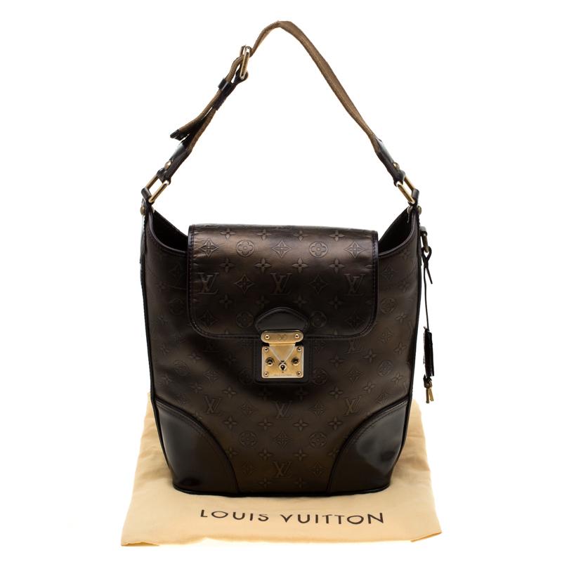 Louis Vuitton Monogram Embossed Leather Limited Edition Sergent GM Bag 7