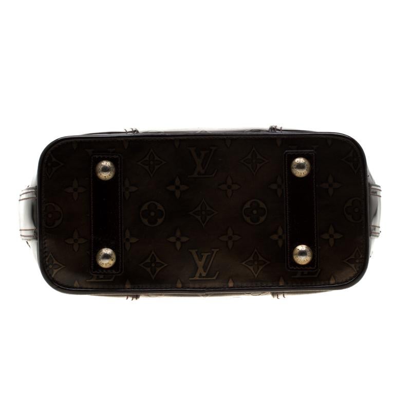 Women's Louis Vuitton Monogram Embossed Leather Limited Edition Sergent GM Bag