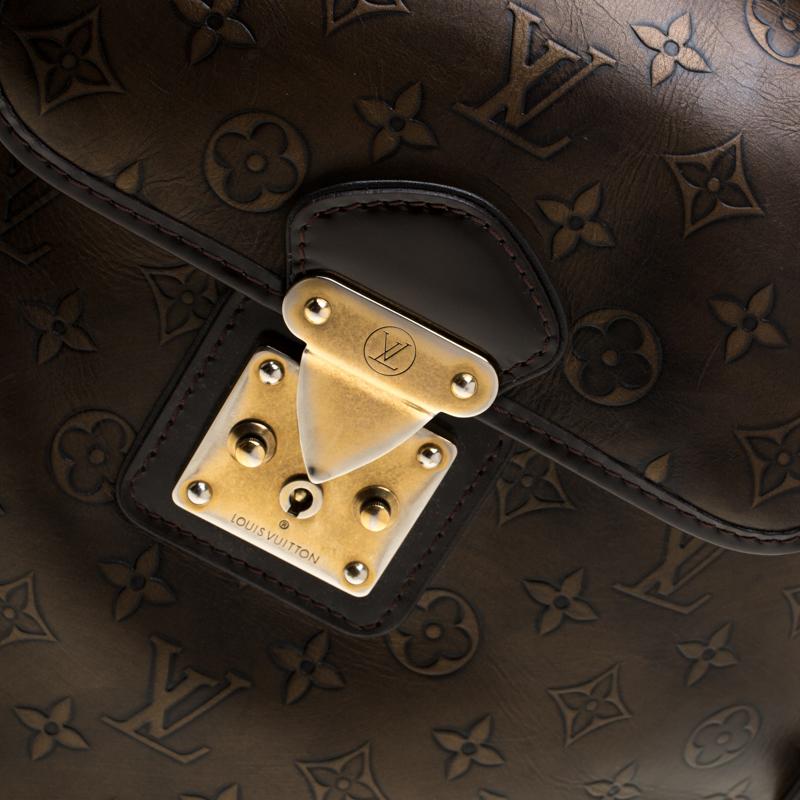 Louis Vuitton Monogram Embossed Leather Limited Edition Sergent GM Bag 4
