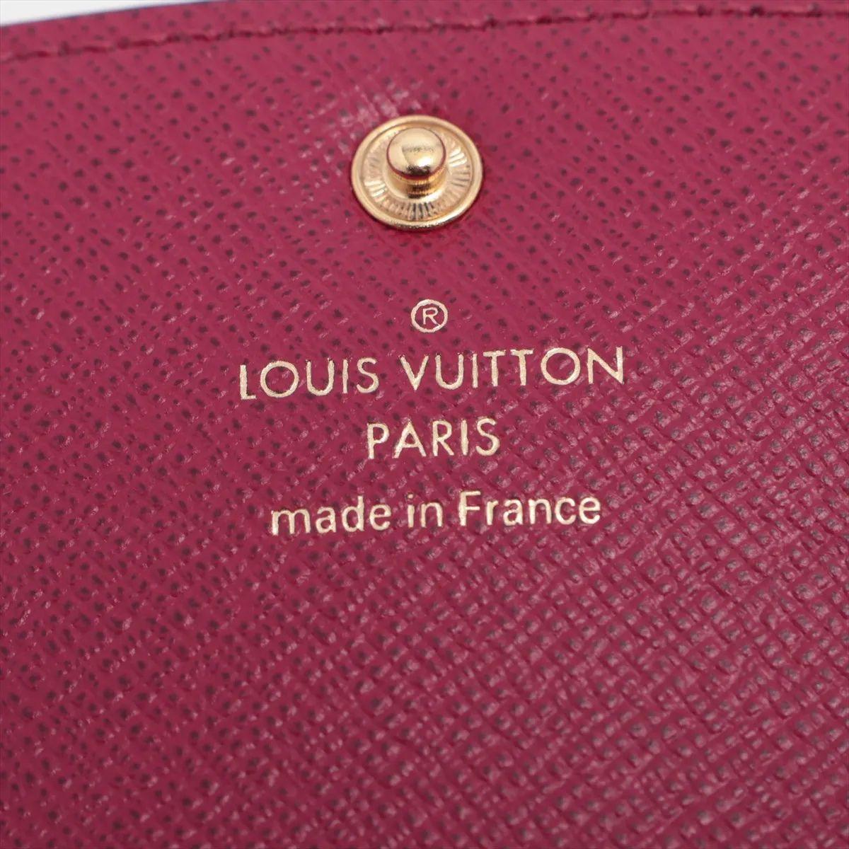Louis Vuitton Monogram Emilie Wallet Fuchsia For Sale 4
