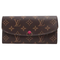 Louis Vuitton Portafoglio Monogram Emilie Fucsia
