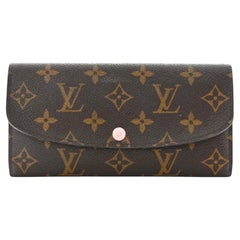 Louis Vuitton Monogram Emilie Wallet Rose Ballerine
