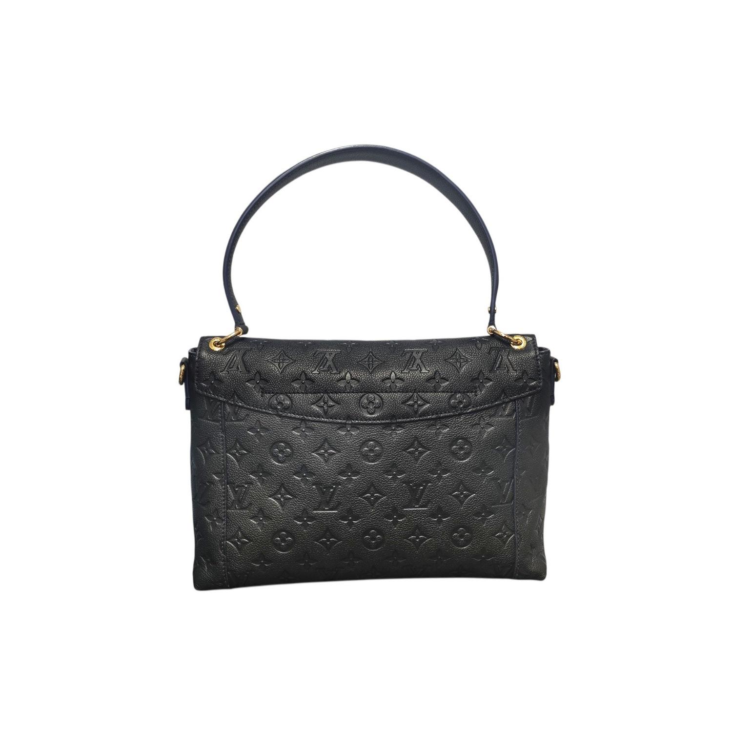 Noir Louis Vuitton Monogram Empreinte Blanche MM Sac à bandoulière en vente