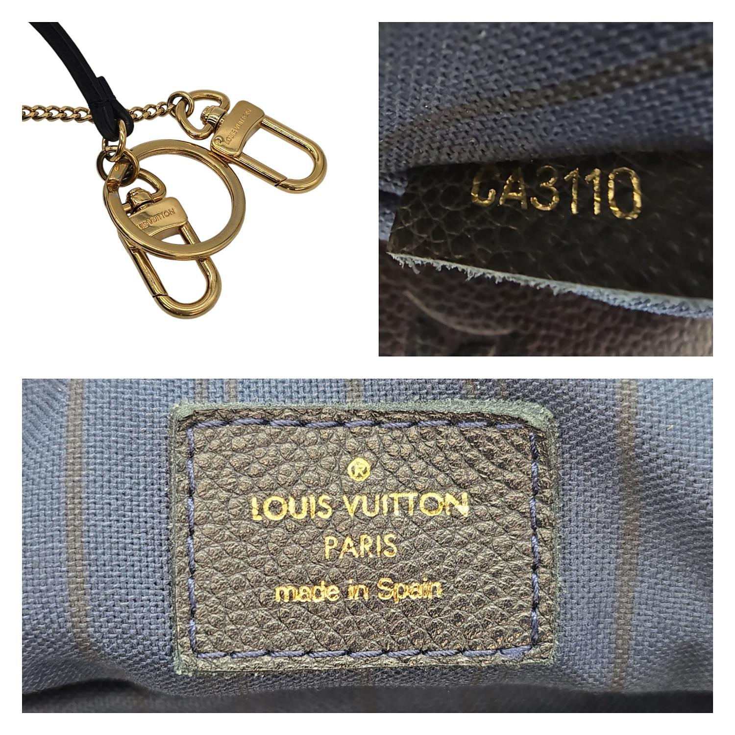 Louis Vuitton Monogram Empreinte Blue Artsy MM Hobo For Sale 4