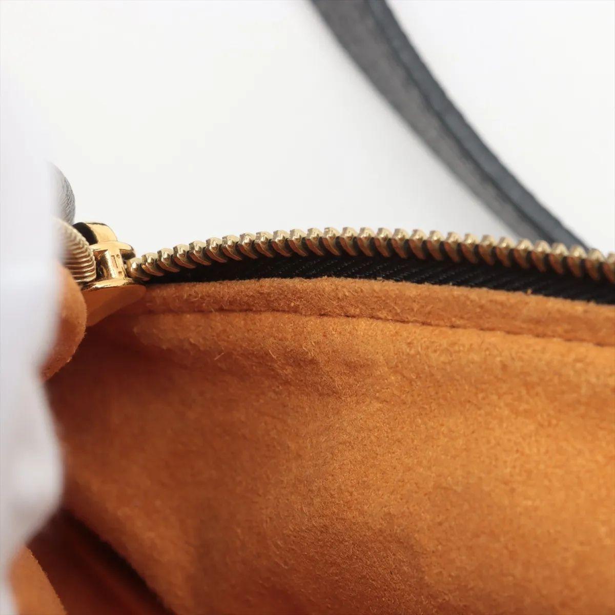 Louis Vuitton Monogram Empreinte Bum Bag Black For Sale 7