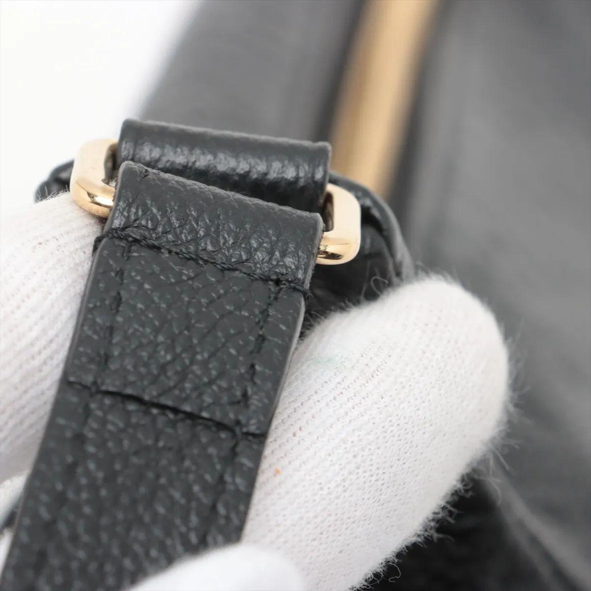 Louis Vuitton Monogram Empreinte Bum Bag Black For Sale 7