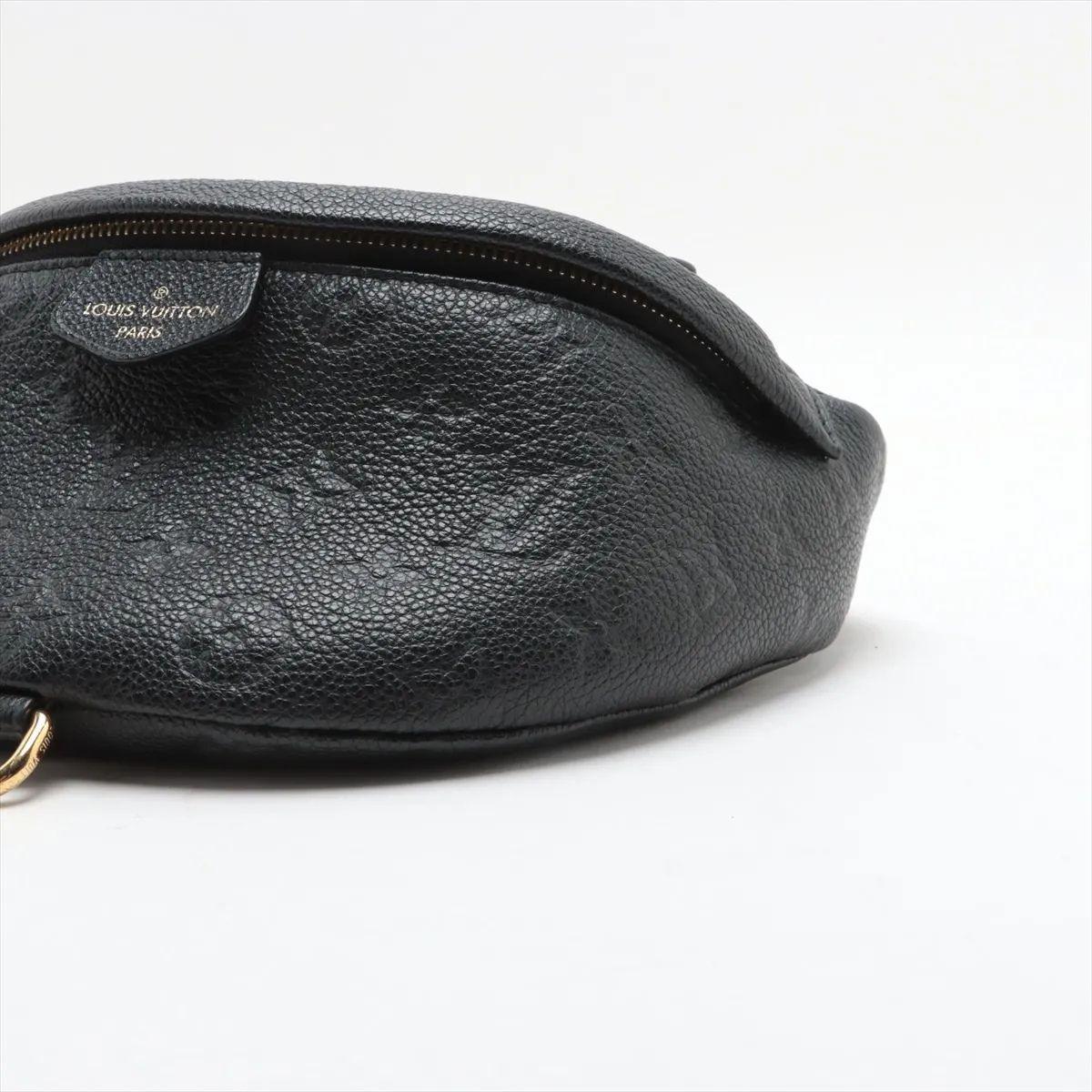 Women's Louis Vuitton Monogram Empreinte Bum Bag Black For Sale