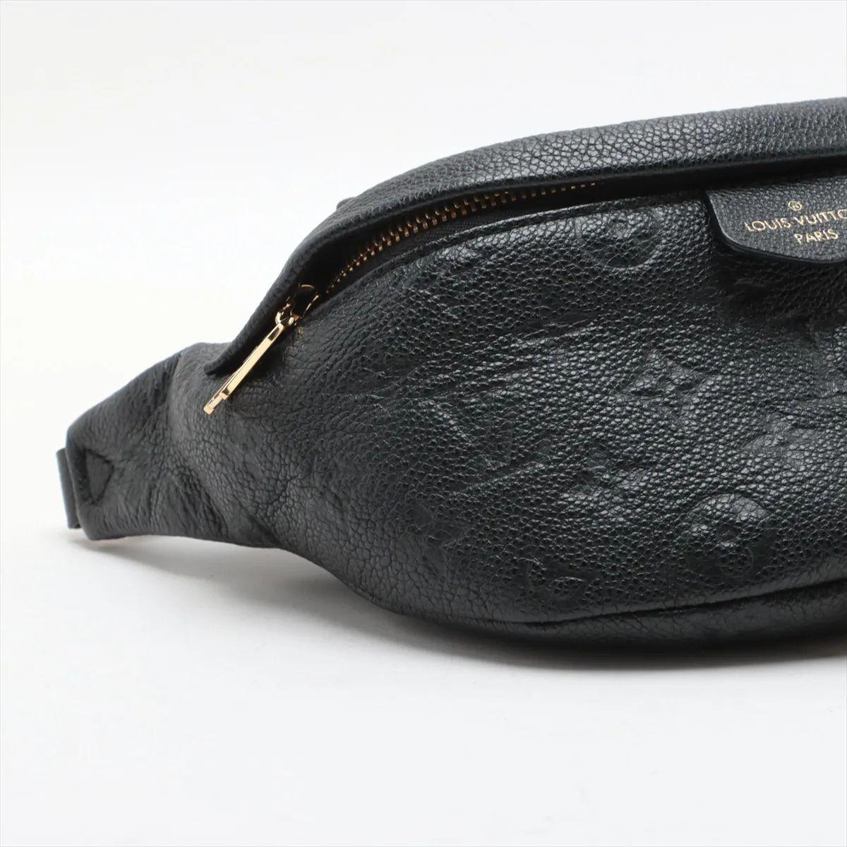 Louis Vuitton Monogram Empreinte Bum Bag Black For Sale 1