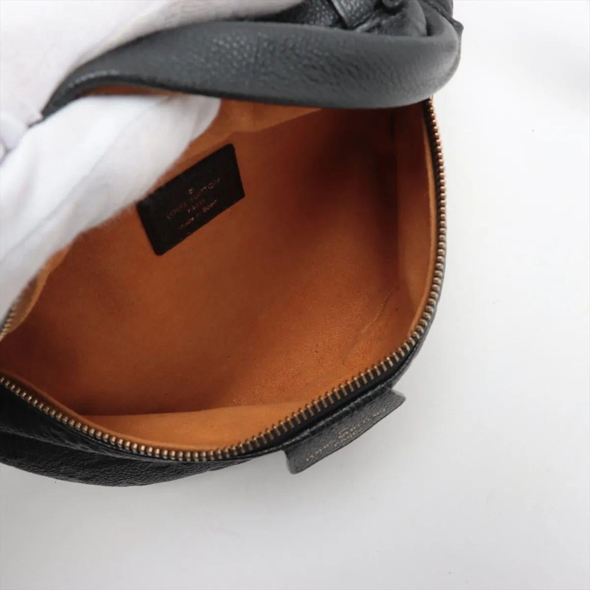 Louis Vuitton Monogram Empreinte Bum Bag Black For Sale 3