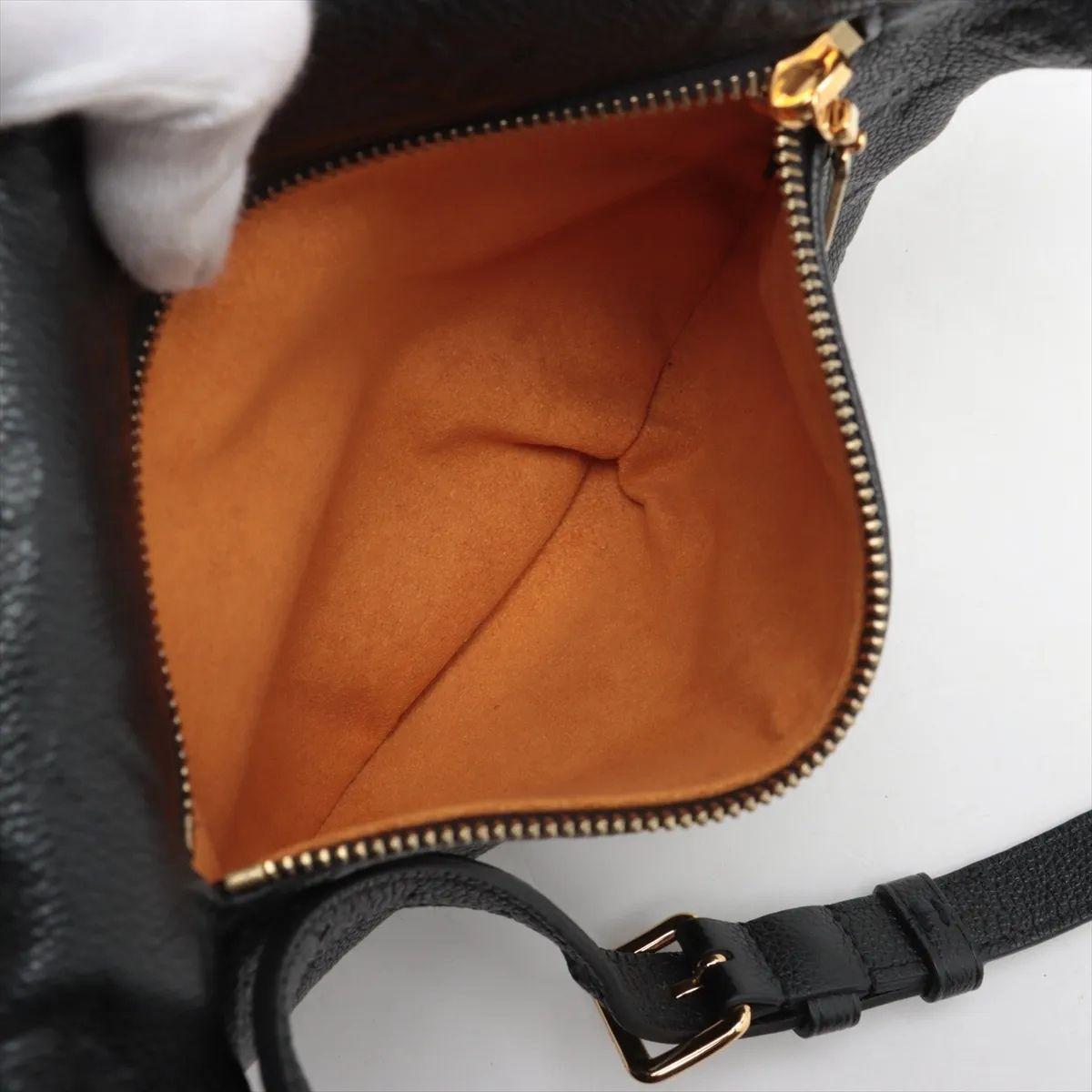 Louis Vuitton Monogram Empreinte Bum Bag Black For Sale 4
