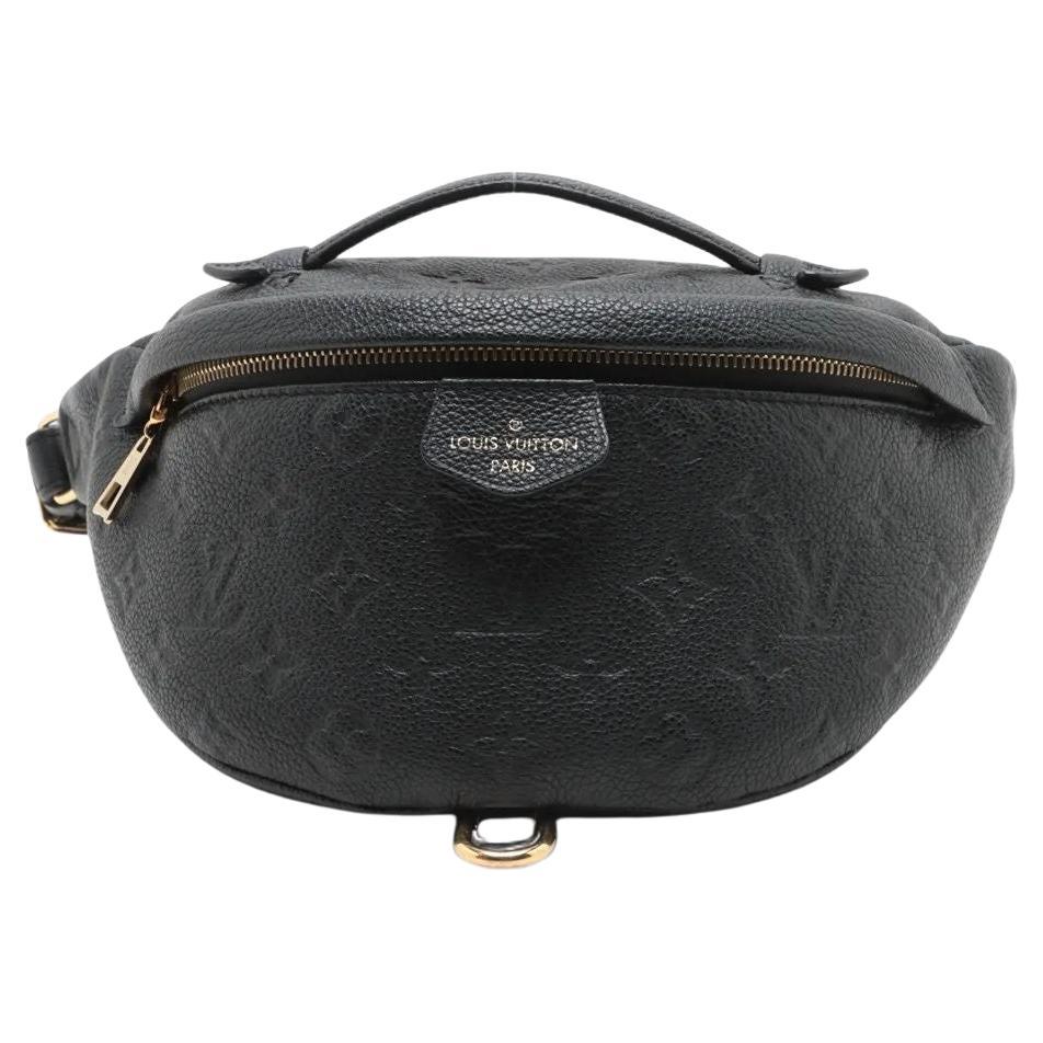 Louis Vuitton Monogram Empreinte Bum Bag Black