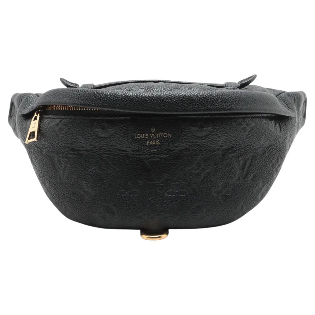 Louis Vuitton Monogram Empreinte Bum Bag Black For Sale