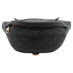 Louis Vuitton Monogram Empreinte Bum Bag Black