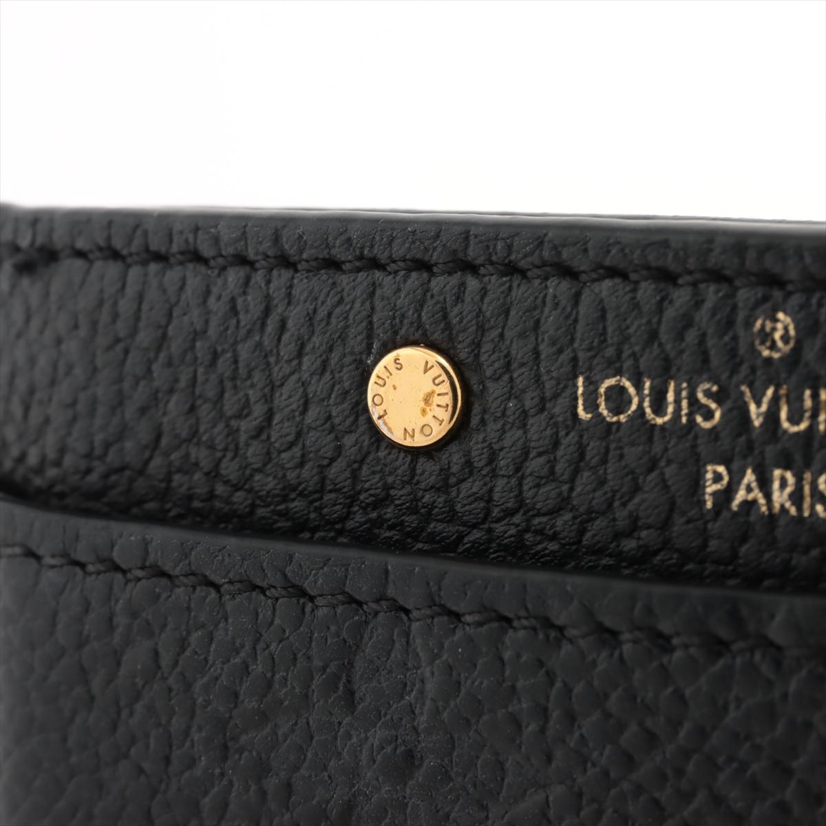 Louis Vuitton Monogram Empreinte Card Case Black 4