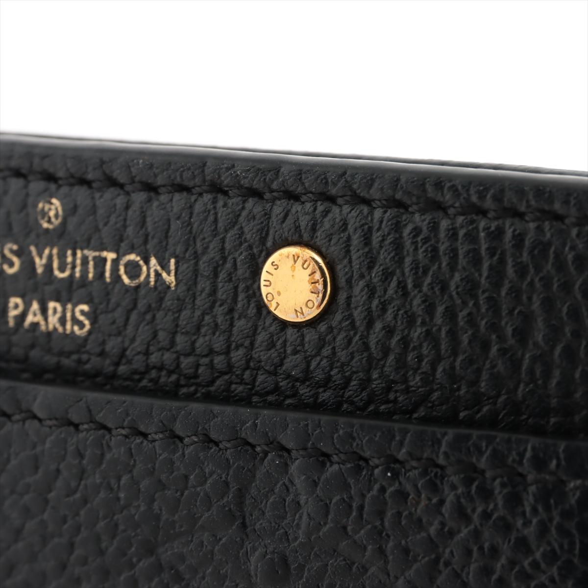 Louis Vuitton Monogram Empreinte Card Case Black 5