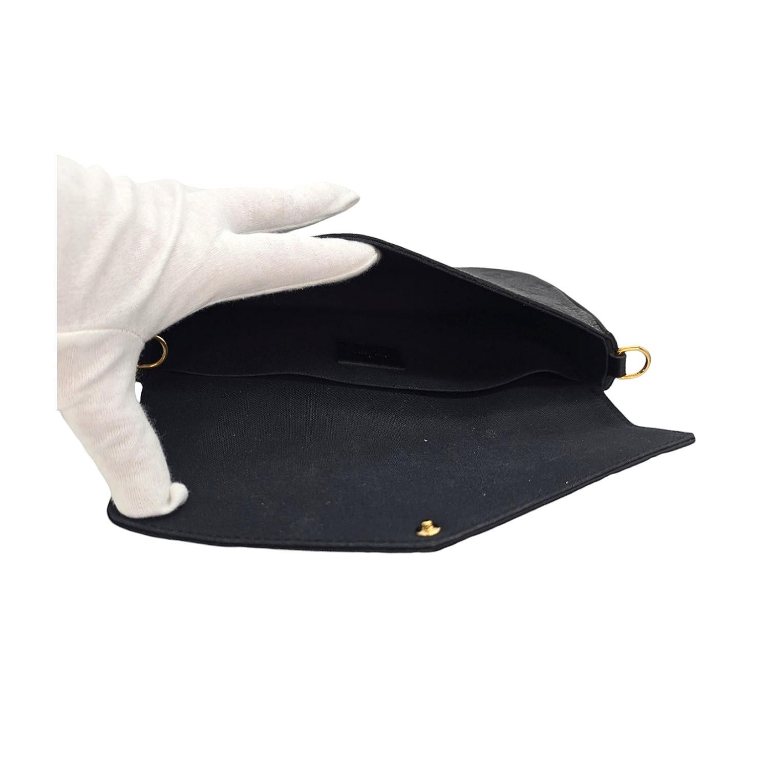 Louis Vuitton Monogram Empreinte Felicie Pochette with Zip Insert 1