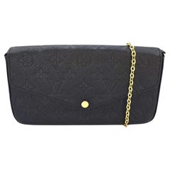 Louis Vuitton Monogram Empreinte Felicie Pochette with Zip Insert