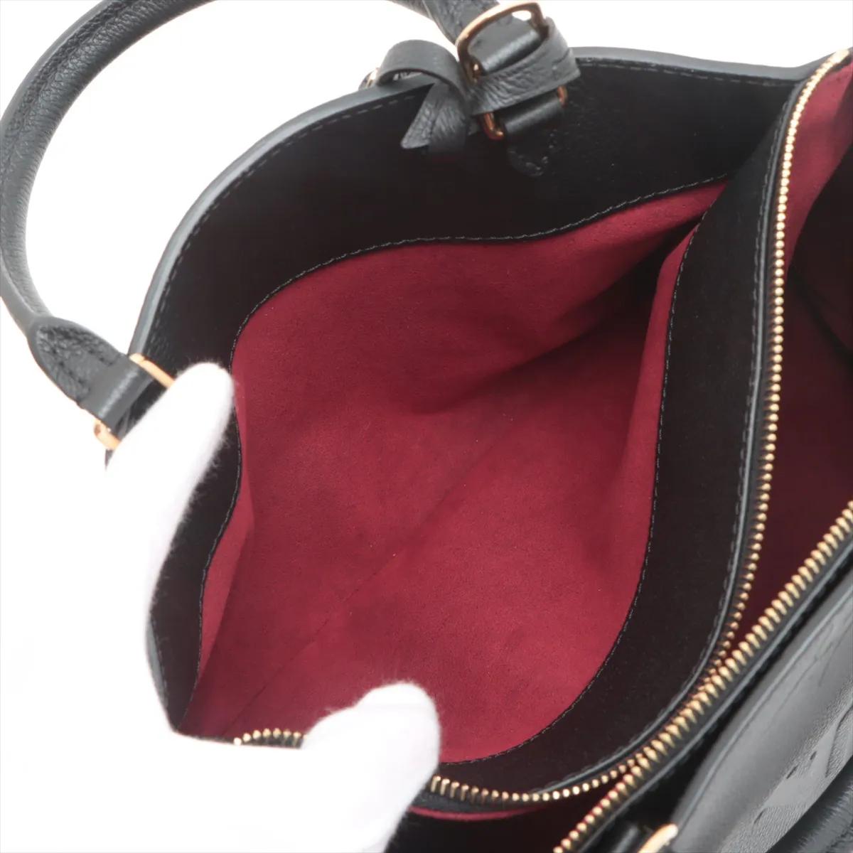 *Louis Vuitton Monogram Empreinte Grand Palais MM Noir 7