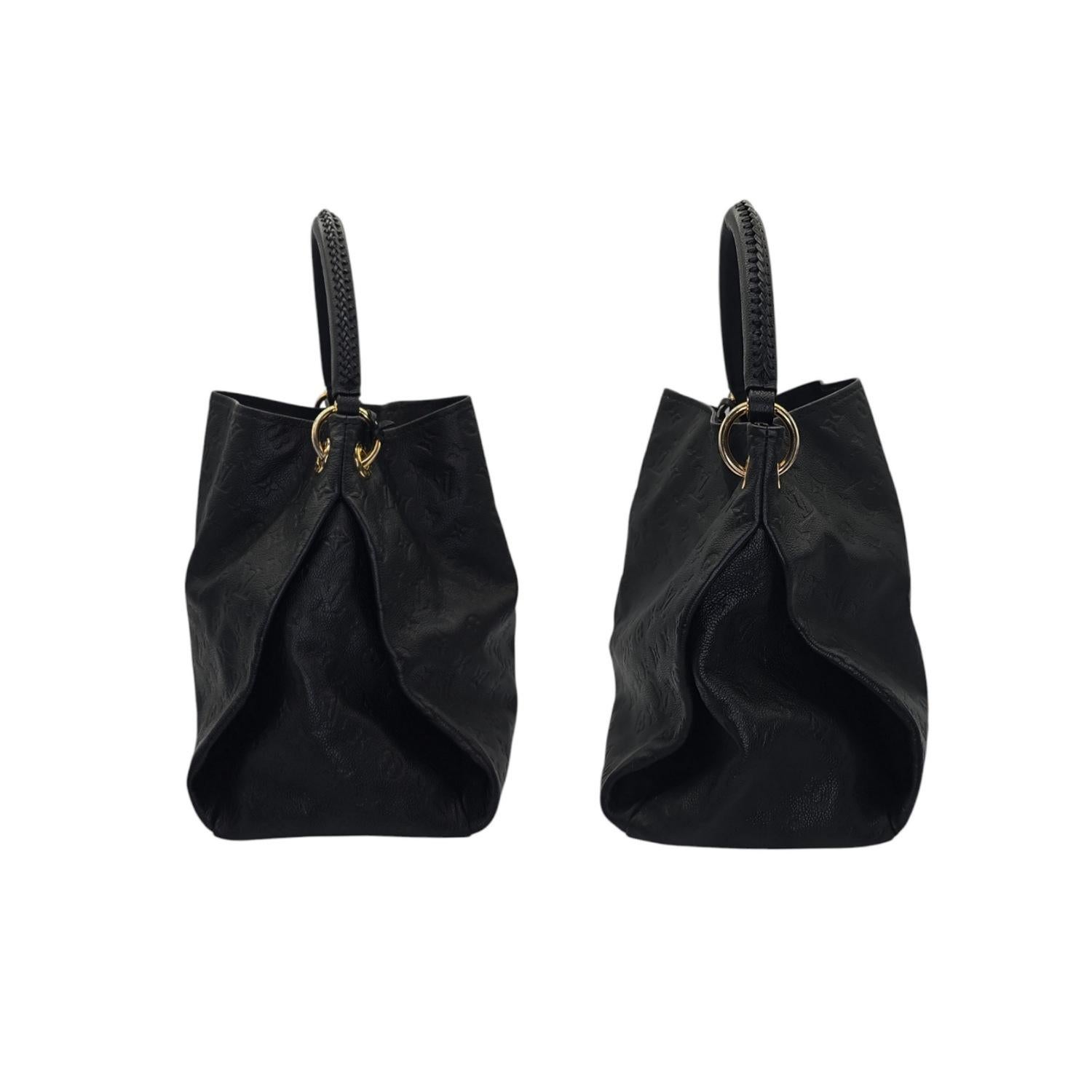 Women's Louis Vuitton Monogram Empreinte Leather Artsy MM Hobo For Sale