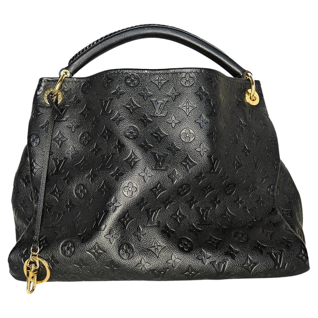 Louis Vuitton Monogram Empreinte Leather Artsy MM Hobo at 1stDibs louis vuitton artsy mm black louis vuitton artsy black louis vuitton black artsy